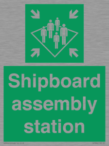 Shipboard assembly station